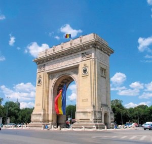 Arcul de triumf din București, ridicat în memoria soldaților români căzuți în Primul Război Mondial