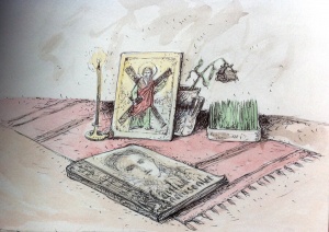 Icoana Sfântului Apostol Andrei și cartea „Sfântul închisorilor”