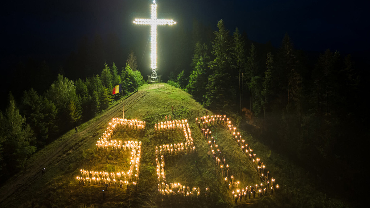 Retragere cu torțe de pe Dealul Crucii (2024)